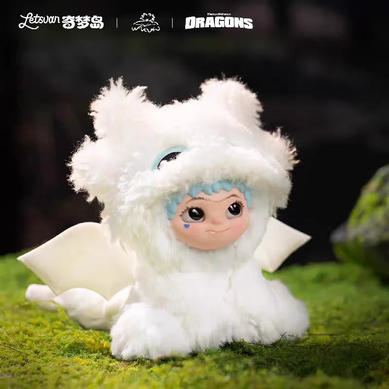 HereToy: WAKUKU Light Fury Plush Hang Tag
