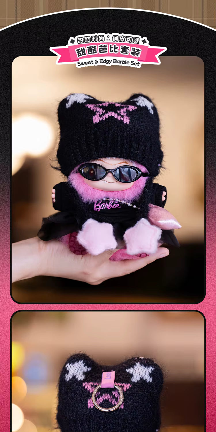 HereToy: WAKUKU Big Star Series Doll Outfit (Sweet & Edgy Barbie-Style Set)