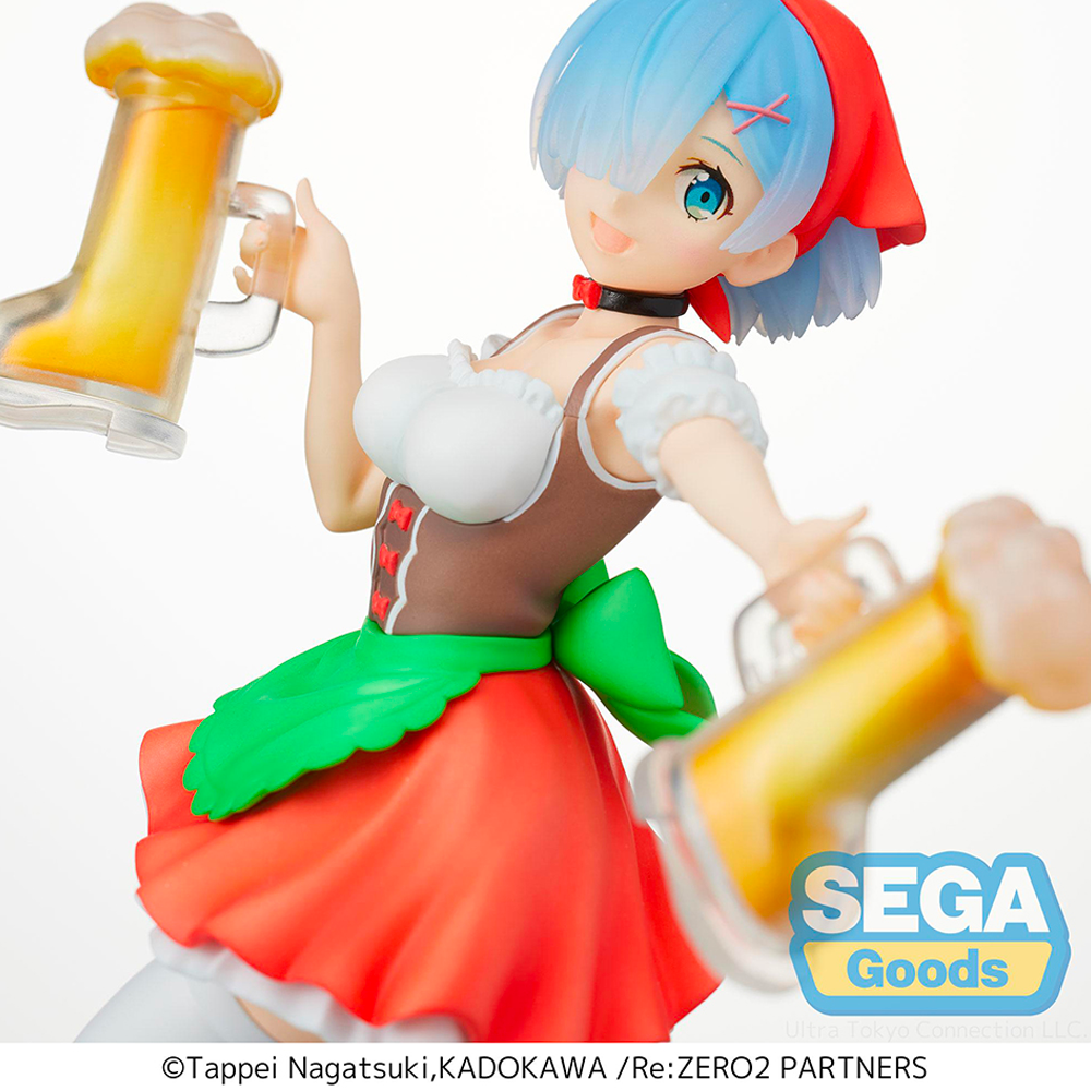 SEGA: Re:Zero Starting Life in Another World - Rem (Oktoberfest Ver.) SPM Figure