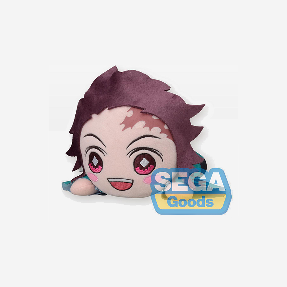 SEGA: Nesoberi Lay-Down Plush: Demon Slayer: Kimetsu no Yaiba - Tanjiro Kamado (Smiling) SP Plush