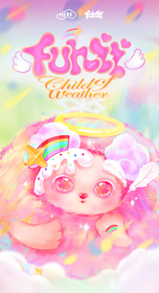 HereToy: FUNII Child of Weathering Figures Series - 1 Blind Box
