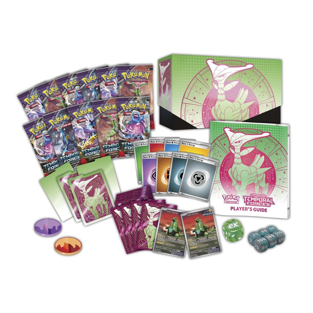 Pokemon Trading Card Game: Scarlet & Violet - Temporal Forces (Iron Leaves) Pokémon Center Elite Trainer Box