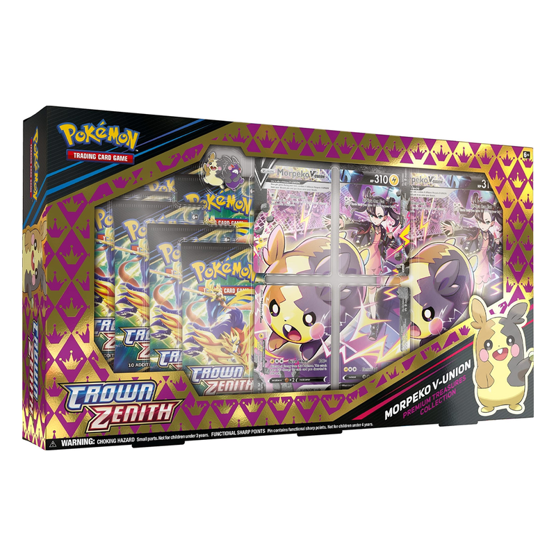 Pokemon Trading Card Game: Crown Zenith - Morpeko V-UNION Playmat Premium Treasures Collection