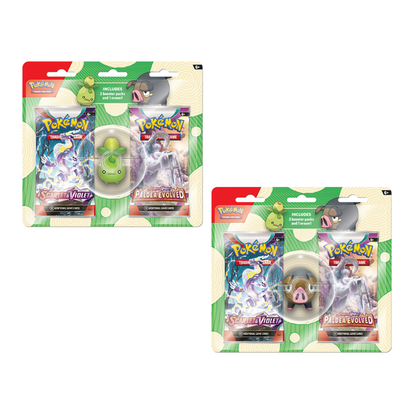 Pokemon Trading Card Game: Back to School 2023 - Eraser Booster Blister Pack (Random Draw - Smoliv or Lechonk)