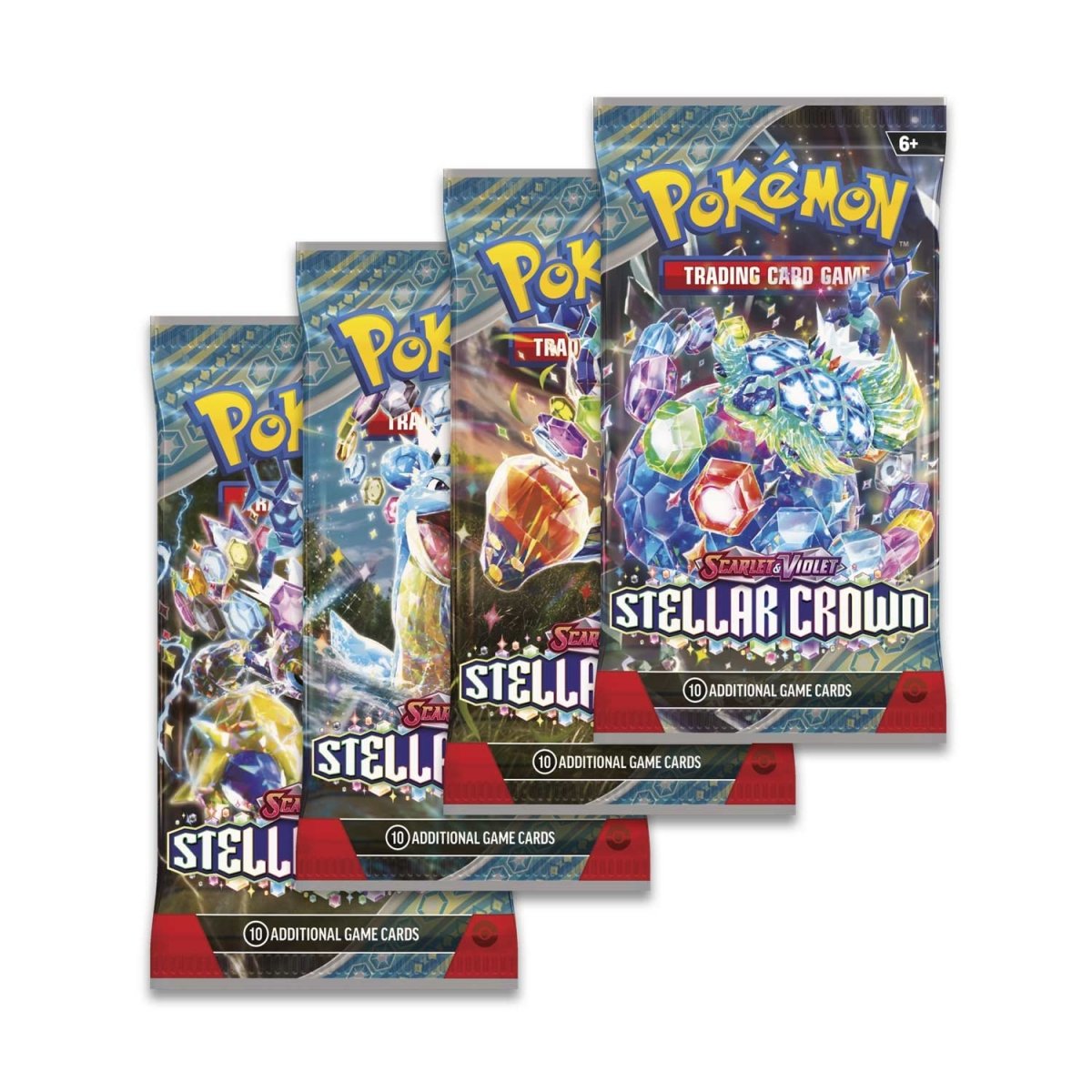 Pokemon Trading Card Game: Scarlet & Violet - Stellar Crown Booster Pack (10 Cards)