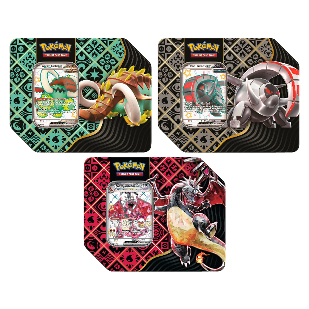 Pokemon Trading Card Game: Paldean Fates Tin (Assortment) Pokemon Trading Card Game: Paldean Fates Tin (Assortment)