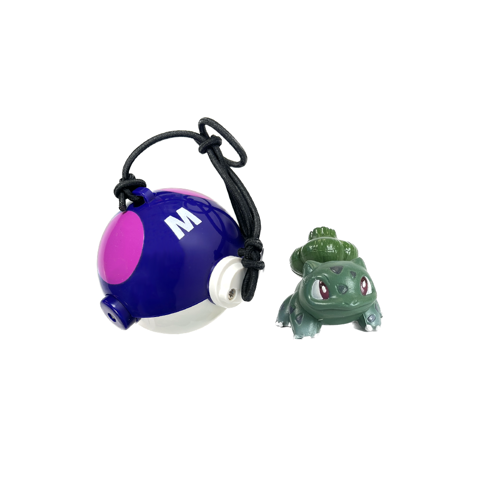 TOMY: Pokemon Monster Collection Master Ball and Bulbasaur Figure #MB-3