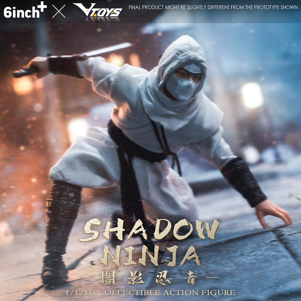 VToys x 6Inch: Shadow Ninja (White Ver) 1/12 scale figure