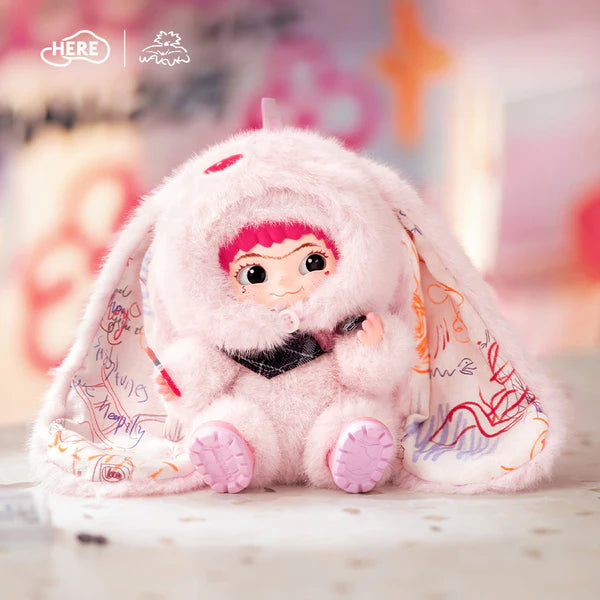 Heretoy: WAKUKU Sweet Heart Rabbit Vinyl Plush Doll Pendant