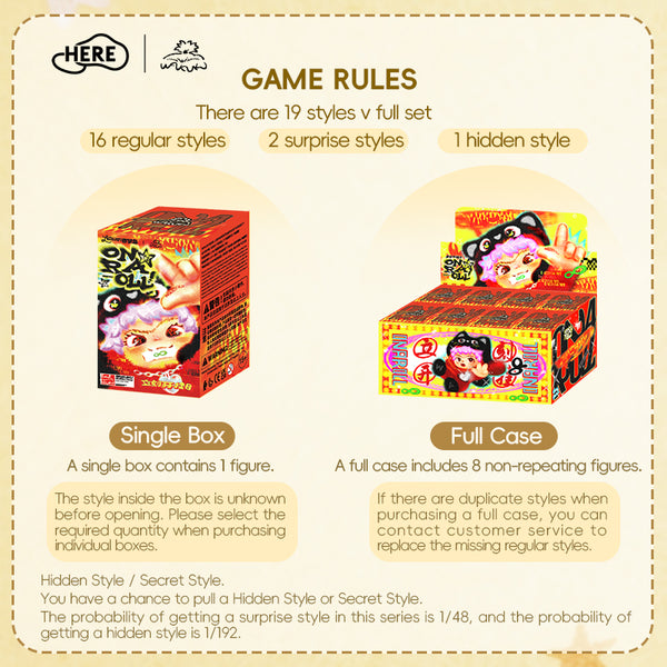HereToy: Wakuku on a Roll Plush Series - 1 Blind Box