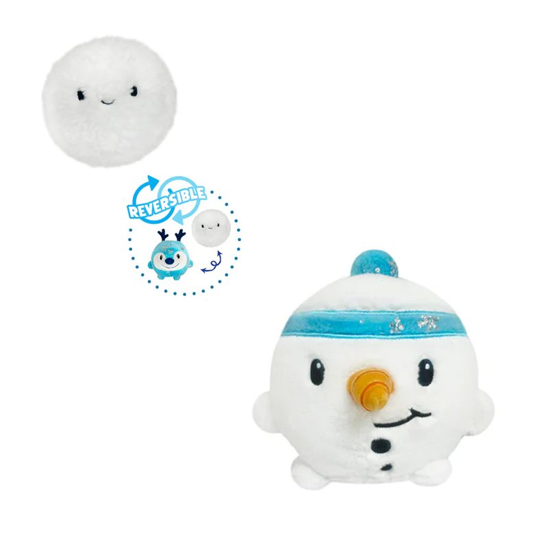 Fiesta: 4-Inch Holiday Reversible Snowball Plush