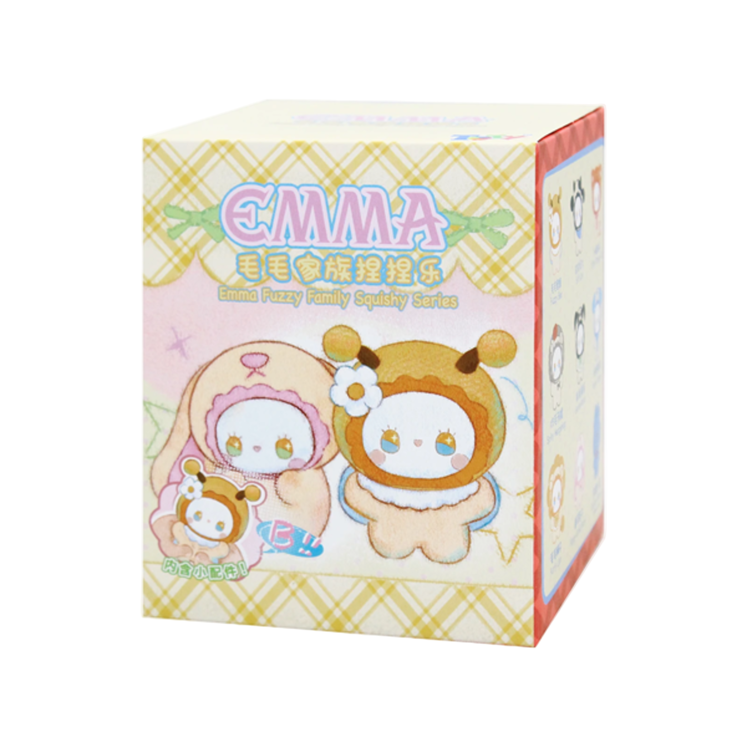 MJ Studio: Emma Fuzzy Family Squishy Series - 1 Plush Blind Box