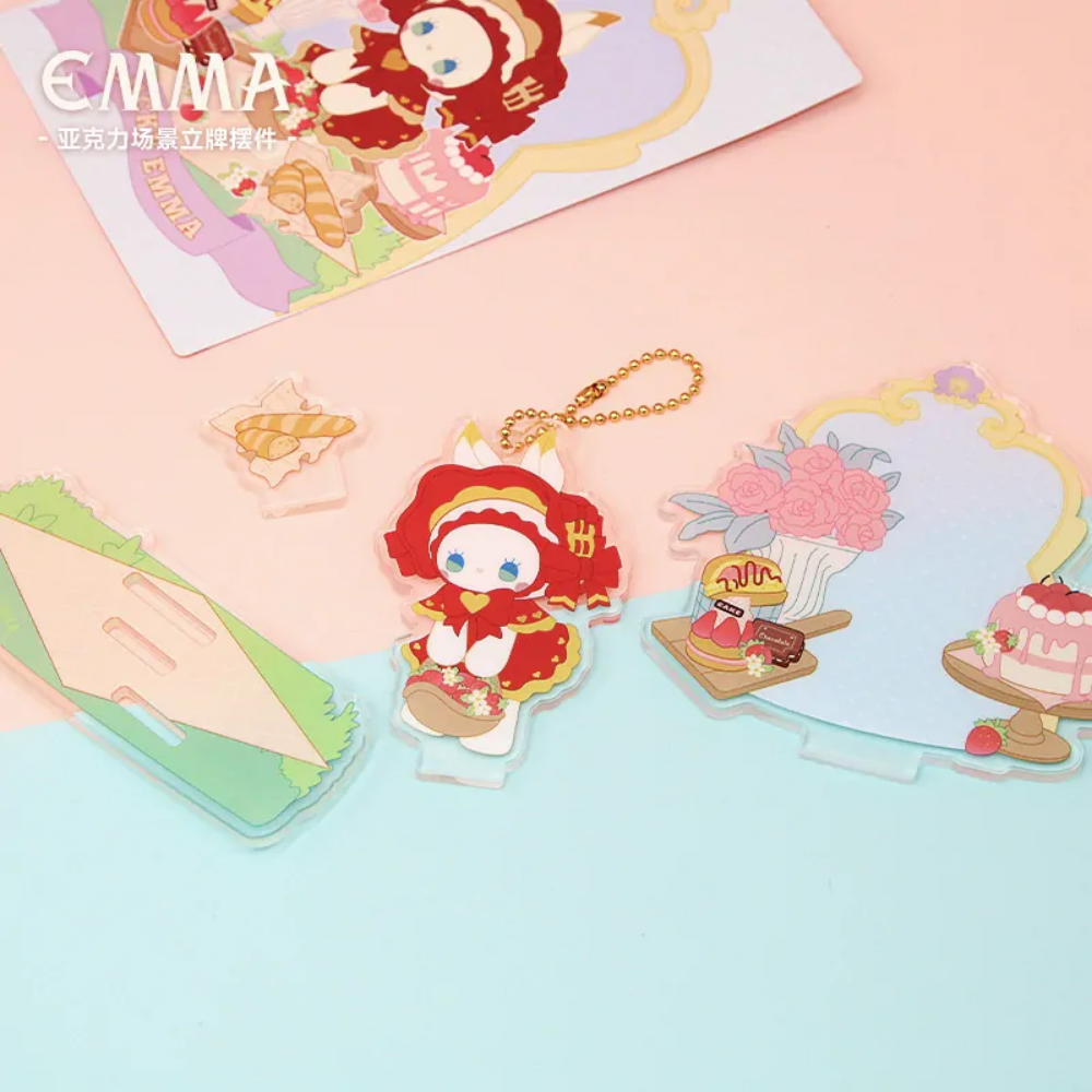 MJ Studio: Emma Acrylic Desktop Scene Ornament - Tea Party