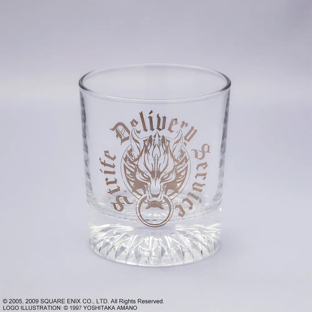 SQUARE ENIX: Final Fantasy VII Advent Children - Glass & Coaster Set - Strife Delivery Service