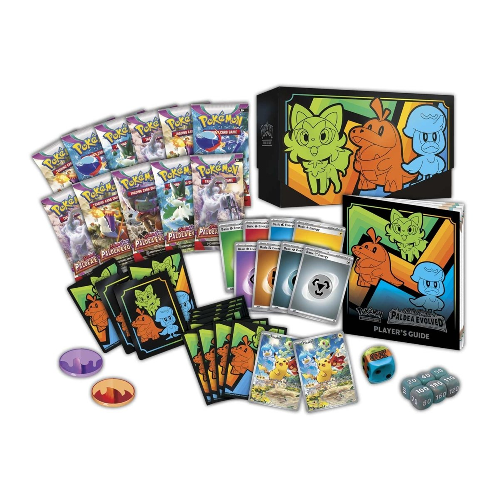 Pokemon Trading Card Game: Scarlet & Violet - Paldea Evolved Elite Trainer Box Pokemon Trading Card Game: Scarlet & Violet - Paldea Evolved Elite Trainer Box
