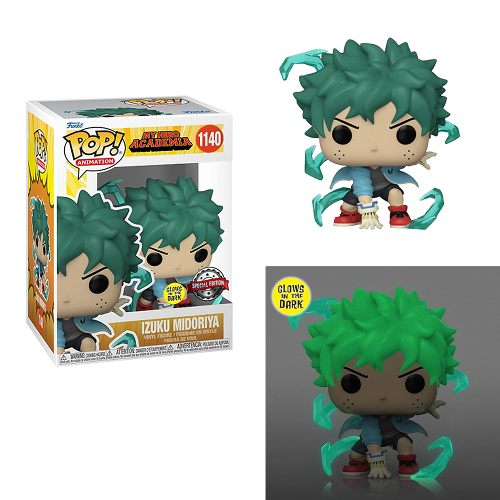 Funko POP! My Hero Academia - Izuku Midoriya with Gloves (Glow in the Dark) Vinyl Figure #1140 Special Edition Exclusive