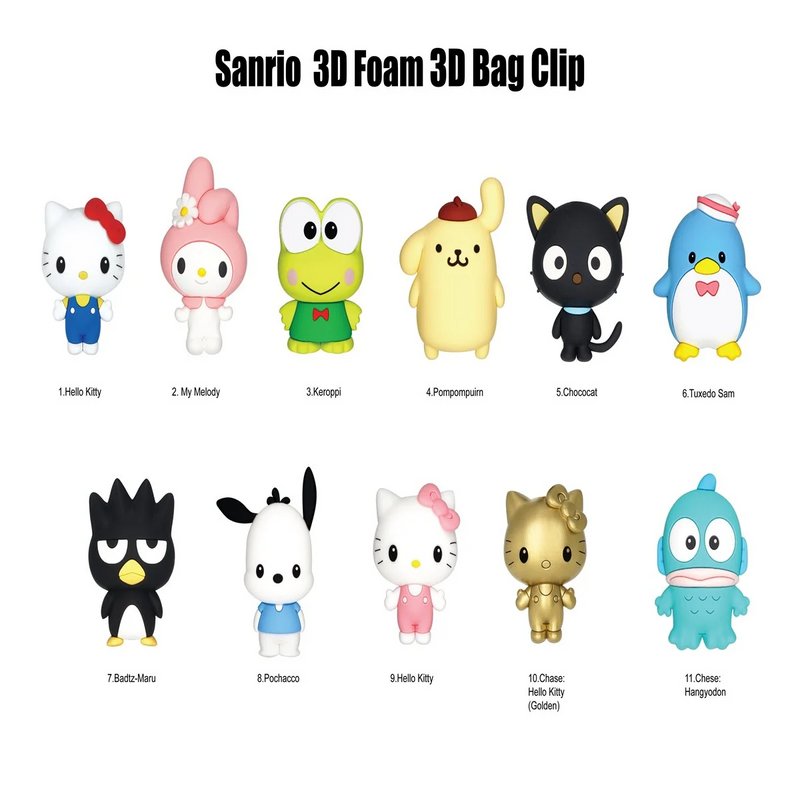 Monogram: Sanrio Hello Kitty and Friends - 3D Foam Bag Clip Blind Bag