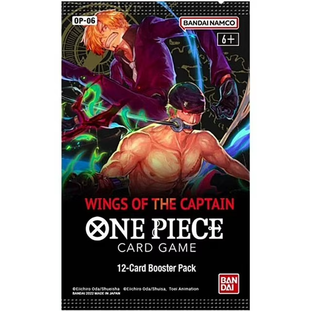 One Piece Trading Card Game: Wings of the Captain Booster Pack OP-06 (12 Cards)