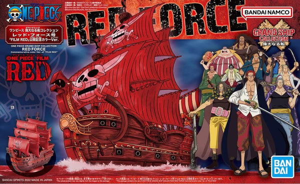 ワンピースRED Bandai Spirits: One Piece - Red Force (Grand Ship Collection) Model Ki