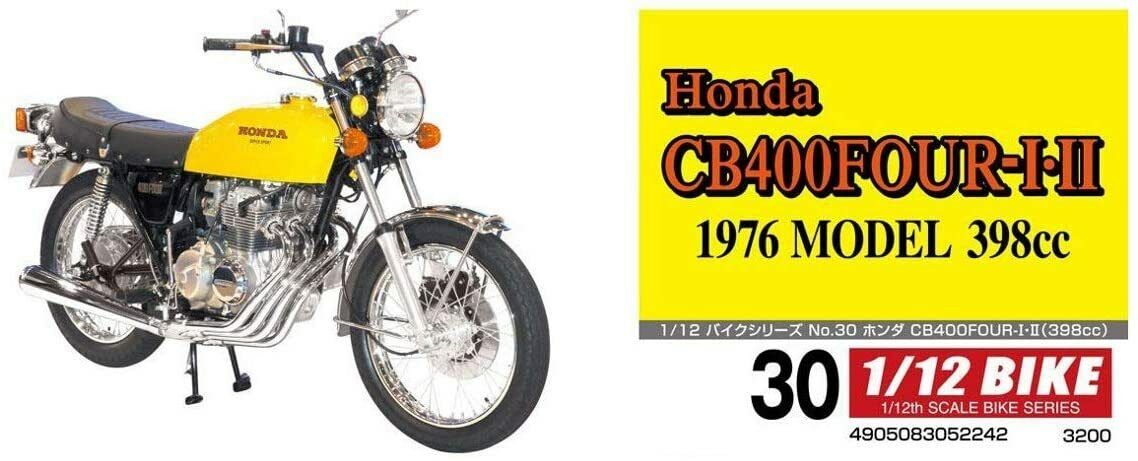 Aoshima: 1/12 Honda CB400Four I/II (398CC) Scale Model Kit #30