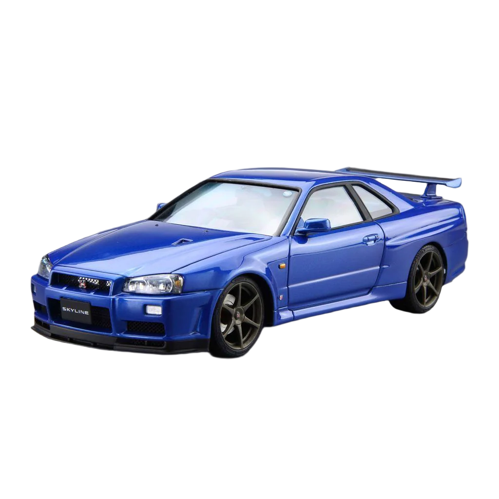 Aoshima: 1/24 NISSAN BNR34 SKYLINE GT-R V-spec? '02 Scale Model Kit #08