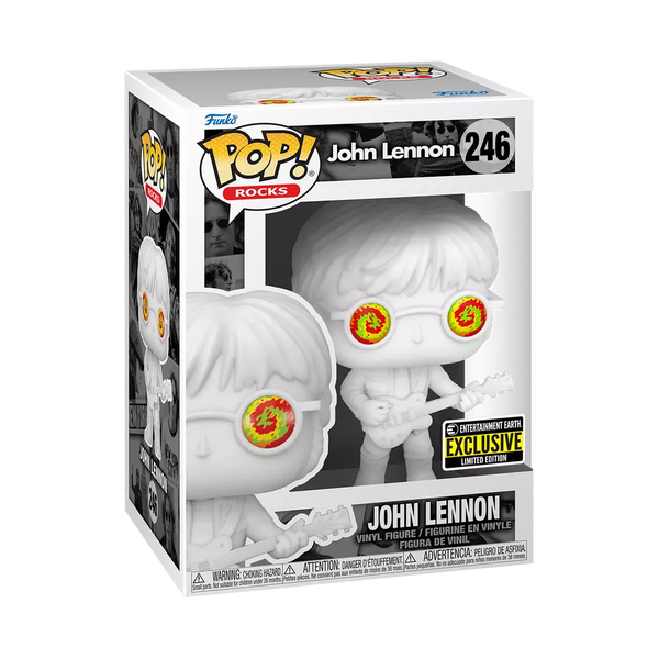 Funko POP! Rocks - John Lennon with Psychedelic Shades Vinyl Figure Entertainment Earth Exclusive