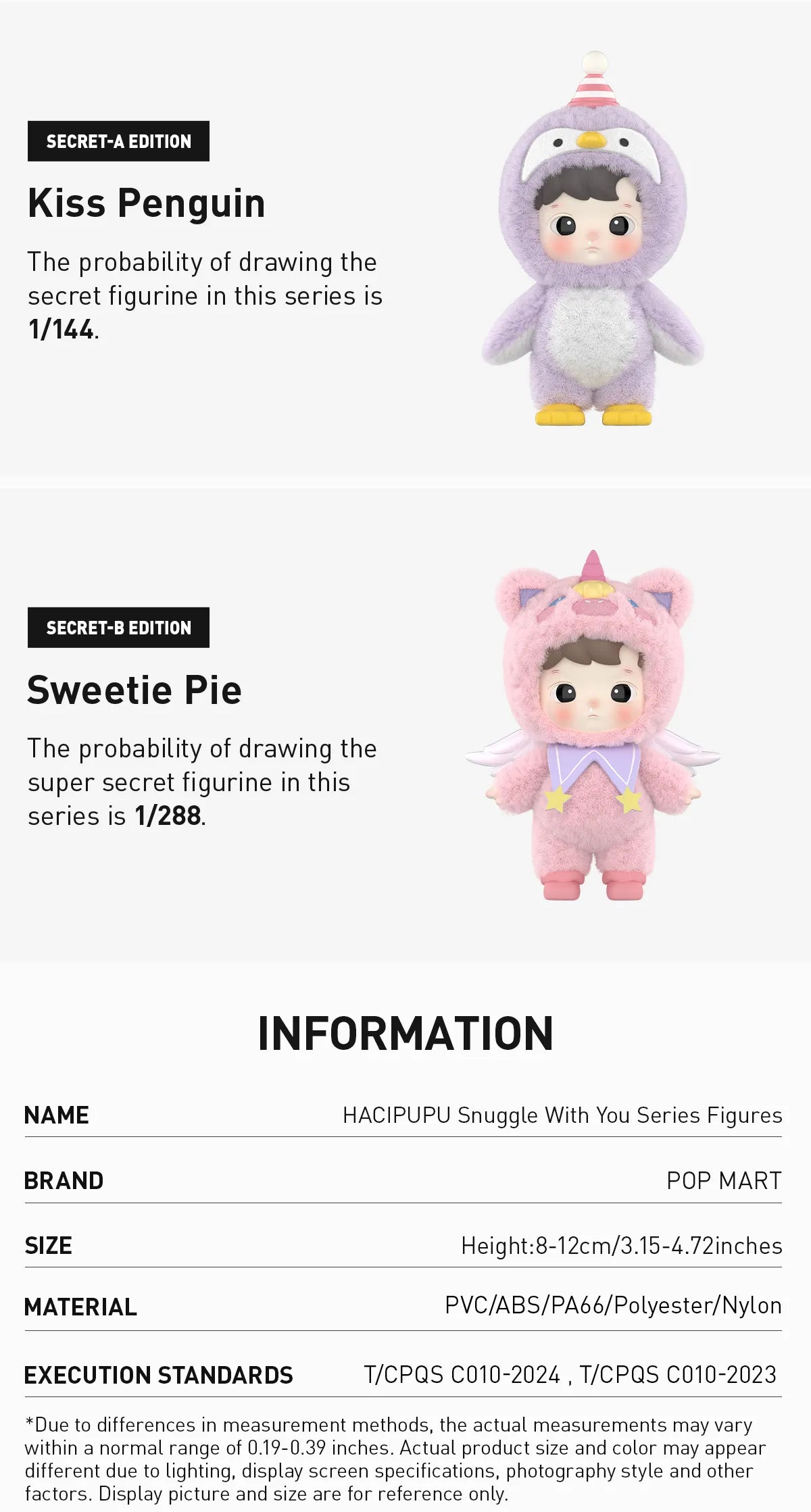 POP MART: HACIPUPU Sunggle With You Series - 1 Blind Box