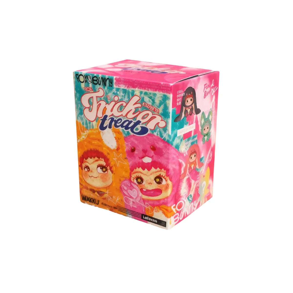 HereToy: WAKUKU Fox & Bunny Trick or Treat Series - 1 Blind Box