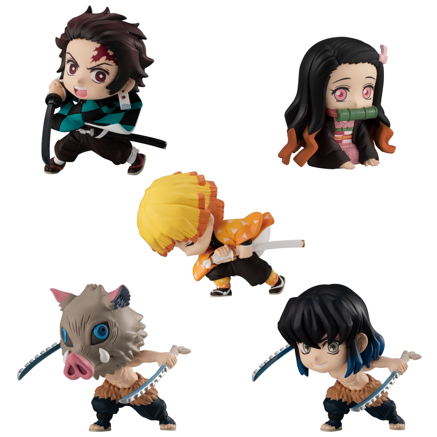 [PRE-ORDER] Bandai Adverge: Demon Slayer: Kimetsu no Yaiba - Adverge Motion Set of 5 Figures