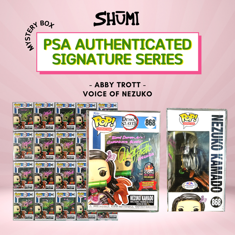 Shumi x PSA Authenticated Signature Series - Metallic Nezuko Kamado (Abby Trott) [READ DESCRIPTION]