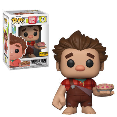 FU33611 Funko POP! Ralph Breaks the Internet - Wreck-It Ralph with Pie Vinyl Figure #14 Hot Topic Exclusive (NOT 100% MINT)