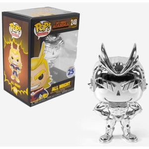 [Consignment] Funko POP! My Hero Academia - All Might (Chrome) Vinyl Figure #248 Funimation Exclusive