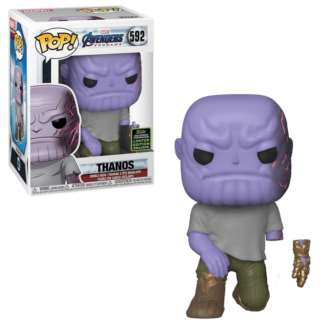 FU45990 Funko POP! Avengers: Endgame - Thanos (Detachable Arm) Vinyl Figure #592 2020 Spring Convention Exclusive [READ DESCRIPTION]