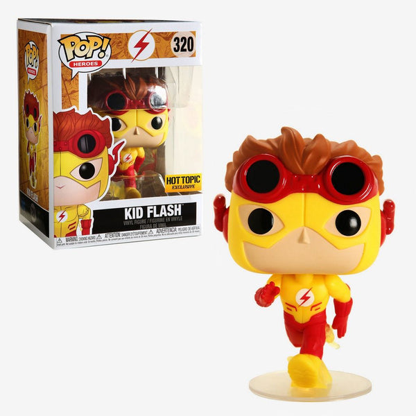 Funko POP! DC Super Heroes - Kid Flash Vinyl Figure #320 Hot Topic Exc