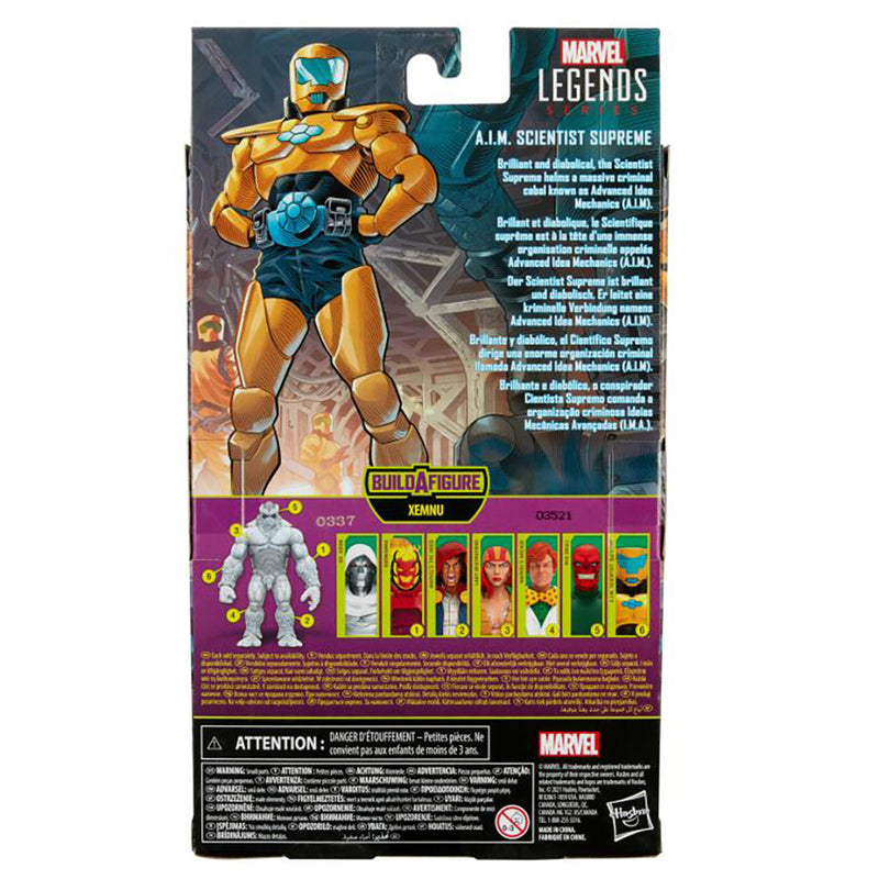 Super Villians Marvel Legends - A.I.M. Scientist Supreme 6-Inch Action Figure (Xemnu Build-A-Figure)