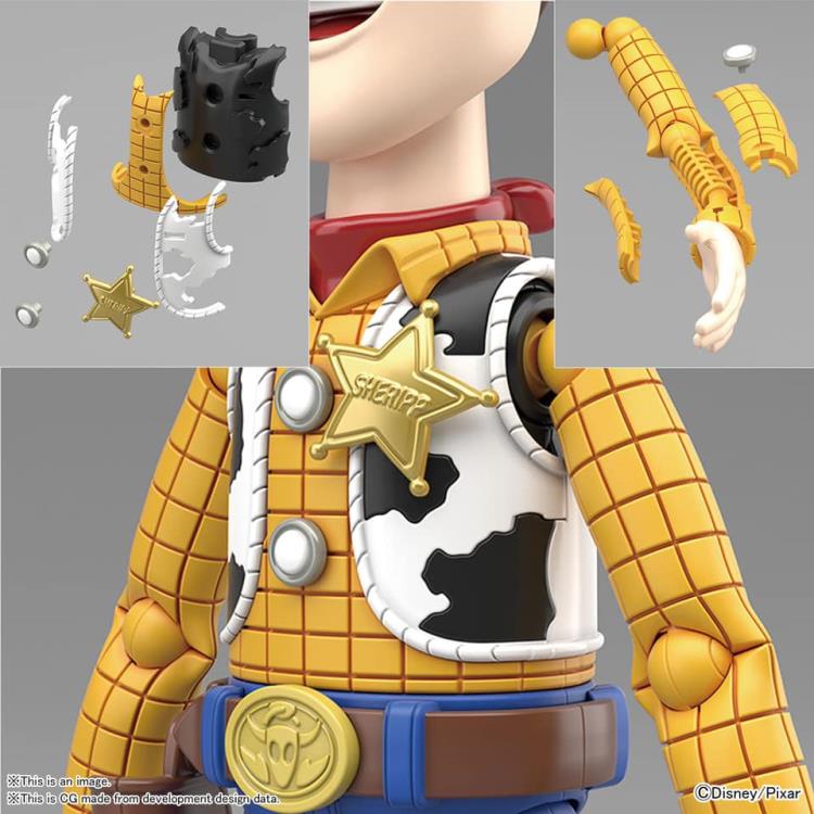 Bandai Cinema-Rise Standard - Toy Story Woody (Modellino Da Costruire, 100 Pezzi)