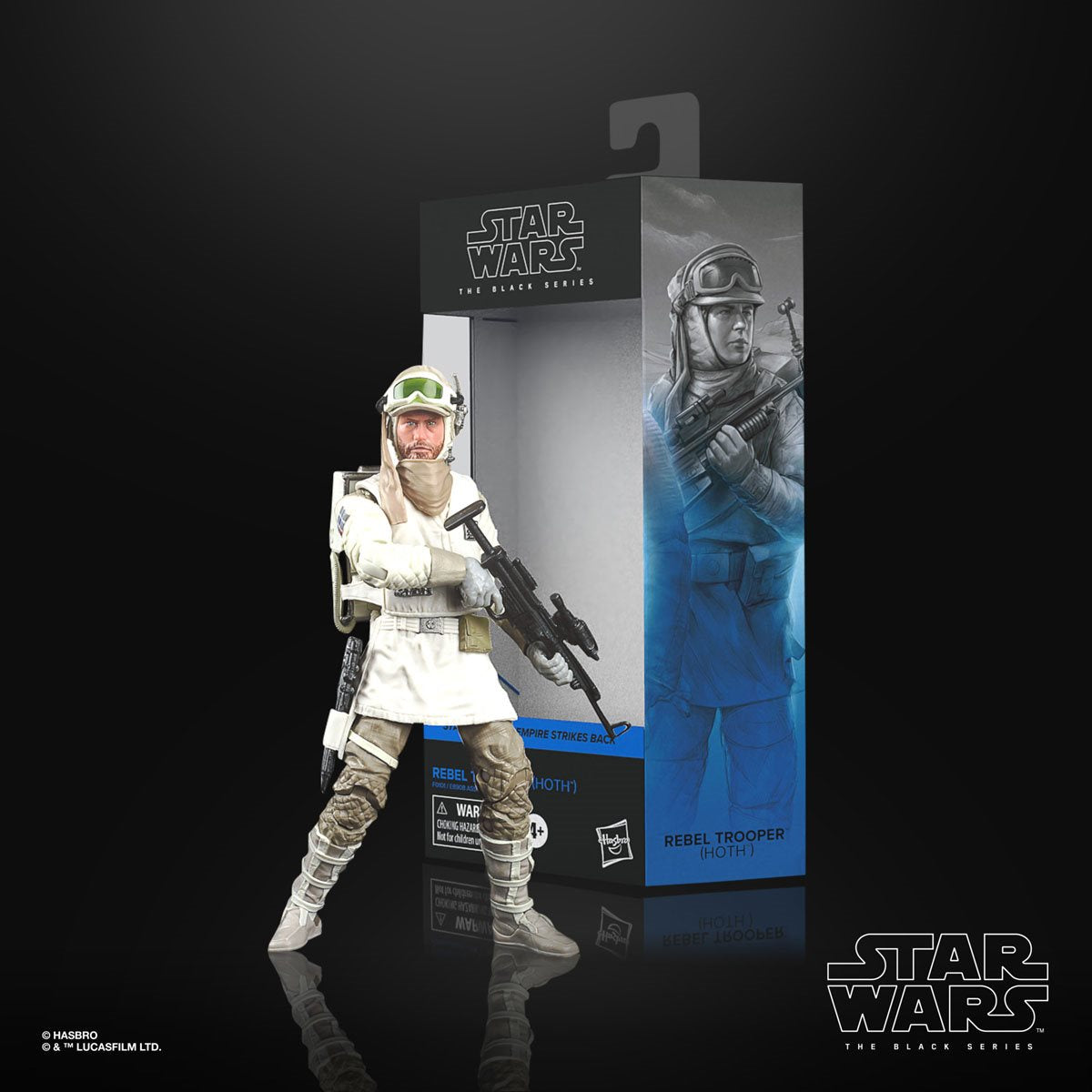 Star Wars: The Black Series - Rebel Trooper (Hoth) (The Empire Strike Back) 6-Inch Action Figure