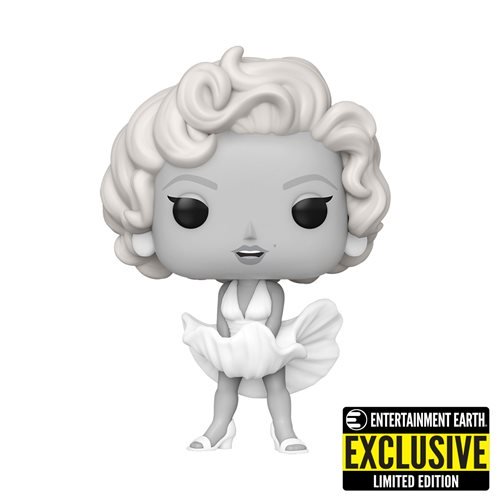 FU98M47061EE Funko POP! Icons - Marilyn Monroe (Black and White) Vinyl Figure Entertainment Earth Exclusive [READ DESCRIPTION]