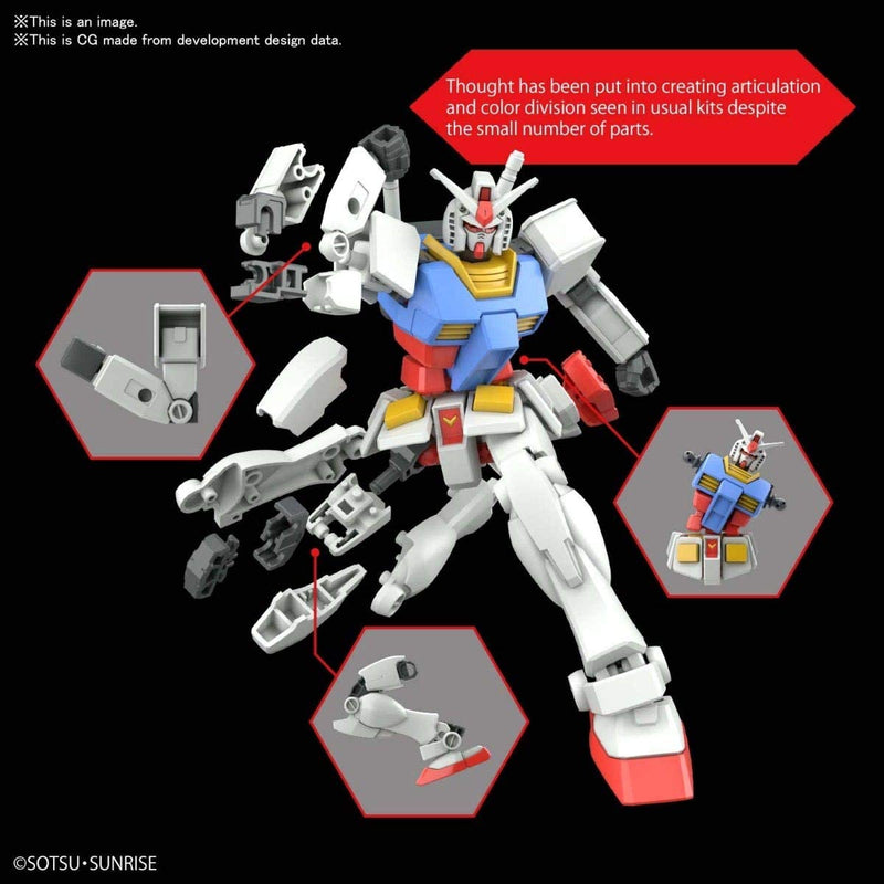 Bandai Spirits: Mobile Suit Gundam - RX-78-2 Gundam Entry Grade Model Kit