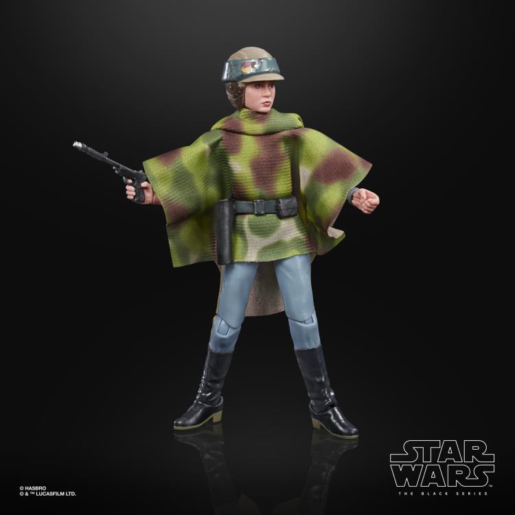 Star Wars: The Black Series - Leia Organa (Endor Battle Poncho) (Return of the Jedi) 6-Inch Action Figure
