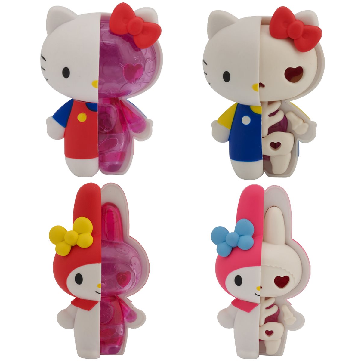 Megahouse: Kaitai Fantasy Puzzle Mascot - Hello Kitty & My Melody Box Set