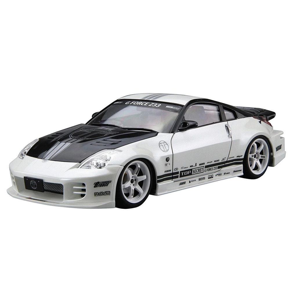 Aoshima: Nissan (2005) Top Secret Z33 Fairlady Z 1/24 Scale Model Kit Aoshima: Nissan (2005) Top Secret Z33 Fairlady Z 1/24 Scale Model Kit