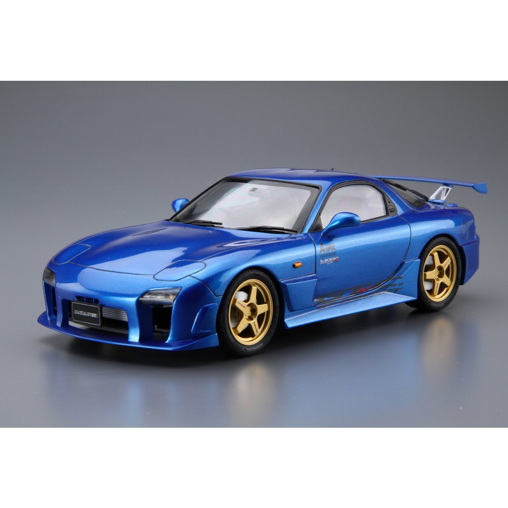 Aoshima: Mazda (1999) Mazdaspeed FD3S RX-7 A-SPEC GT-C 1/24 Scale Model Kit #27