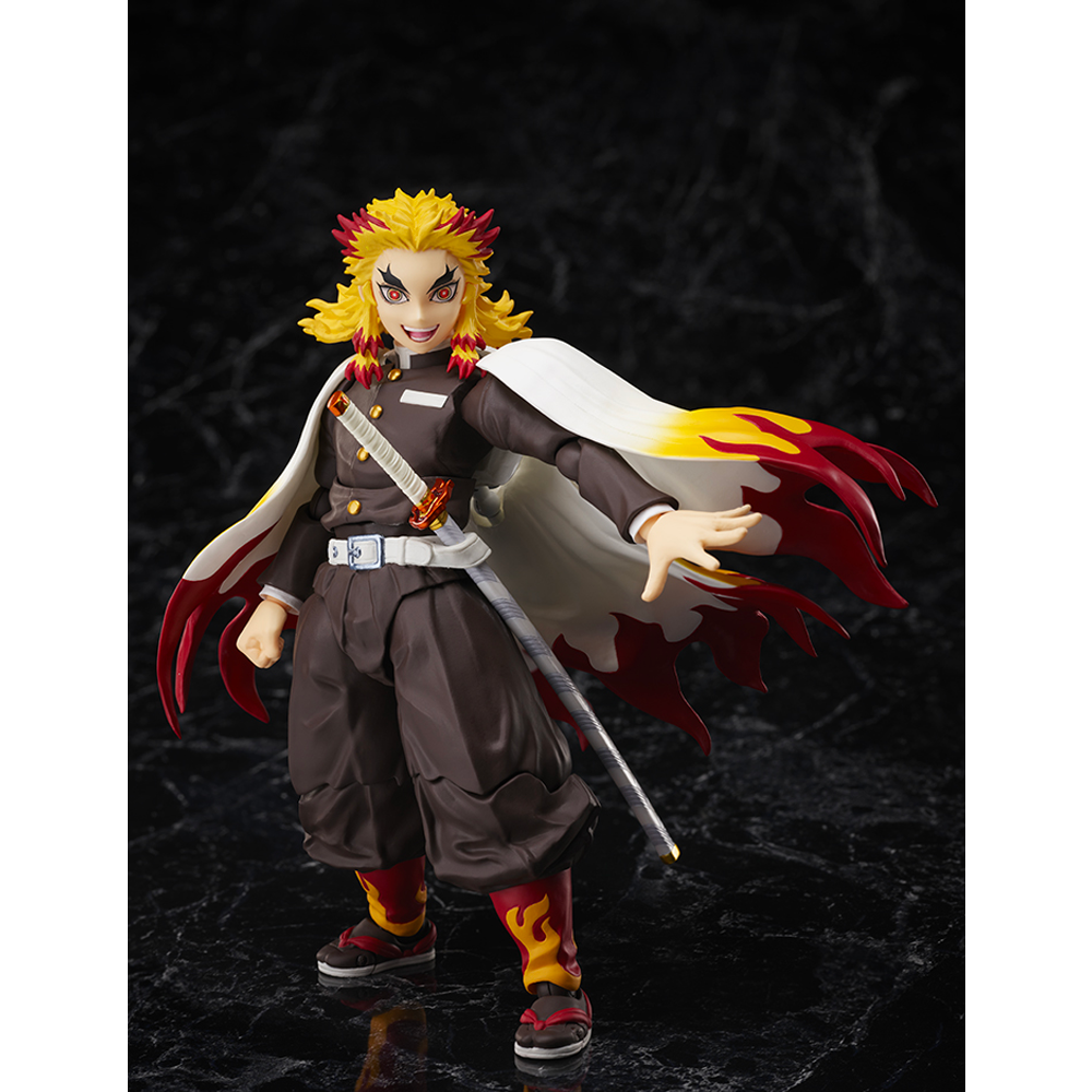 Aniplex: Demon Slayer: Kimetsu no Yaiba - The Movie: Mugen Train - [BUZZmod] Kyojuro Rengoku 1/12 Scale Figure