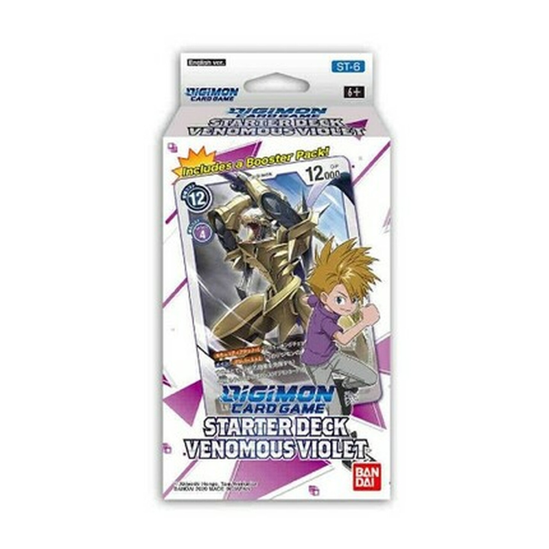 Digimon Trading Card Game: Starter Deck Display - Venomous Violet