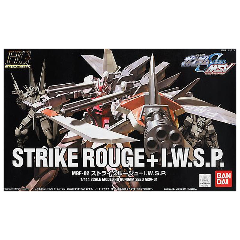 Bandai Spirits: Gundam SEED - HG 1/144 MBF-02 Strike Rouge + IWSP Model Kit