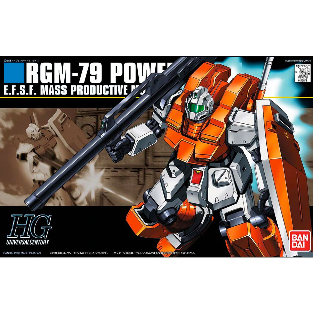 Bandai Spirits: Mobile Suit Gundam - HGUC 1/144 RGM-79 Powered GM Model Kit #67