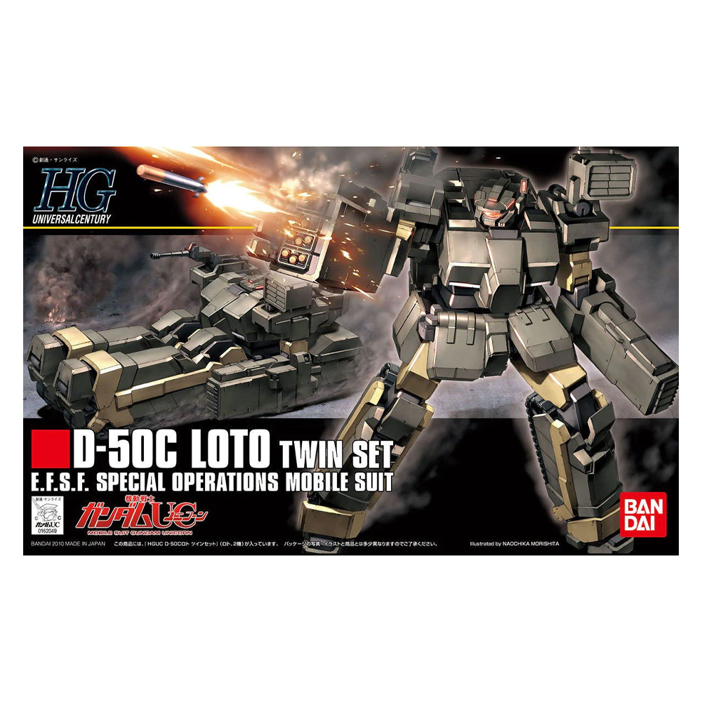 Bandai Spirits: Gundam - HG 1/144 D-50C Loto Twin Set Model Kit