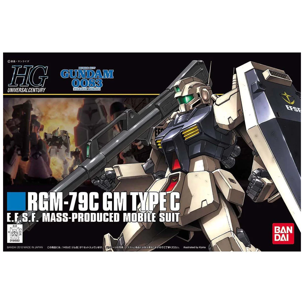 Bandai Spirits: Gundam - HGUC 1/144 RGM-79C GM Type C Model Kit #113