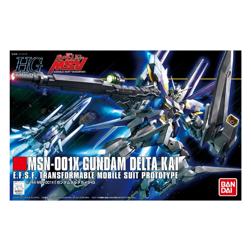 Bandai Spirits: Gundam Unicorn - HGUC 1/144 MSN-001X Gundam Delta Kai Model Kit